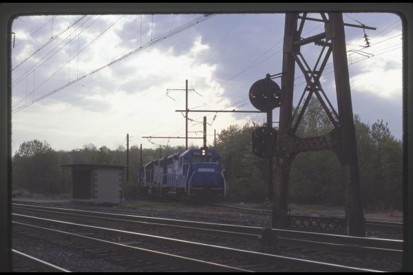 Conrail 3666 in Monmouth Junction NJ on 5/5/80