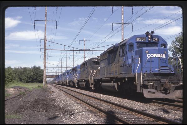 Conrail 6251 in Monmouth Junction NJ on 8/17/80