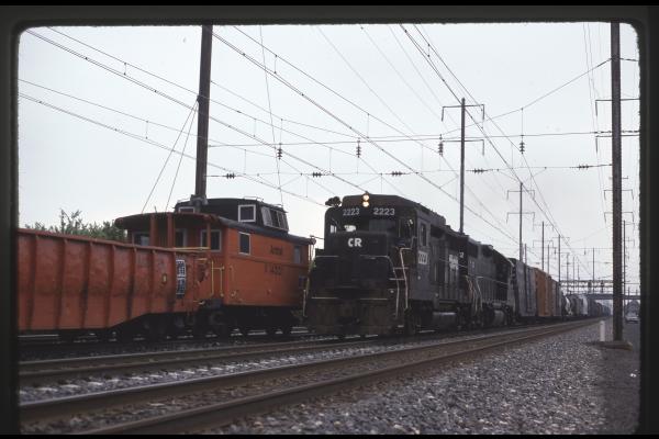 Conrail 2223 in Monmouth Junction NJ on 5/30/82