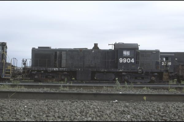 Conrail 9904 in Morrisville PA on 6/13/76