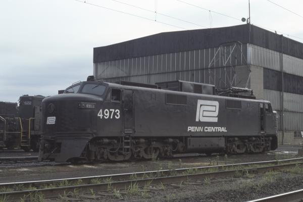 Conrail 4973 in Morrisville PA on 6/13/76