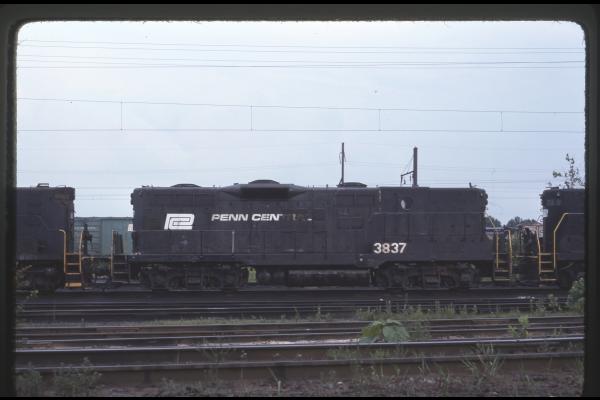 Conrail 3837 in Morrisville PA on 6/27/76