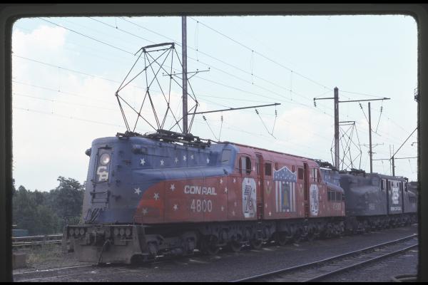 Conrail 4800 in Morrisville PA on 6/27/76