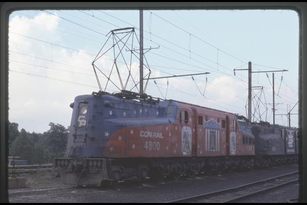 Conrail 4800 in Morrisville PA on 6/27/76