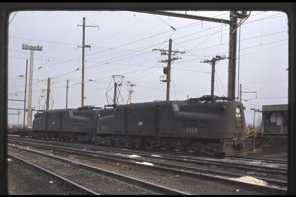 Conrail 4854 in Morrisville PA on 2/19/77