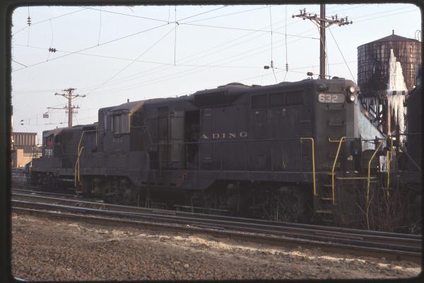 Conrail 632 in Morrisville PA on 2/19/77