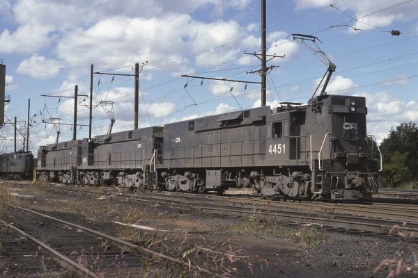 Conrail 4451 in Morrisville PA on 9/30/78