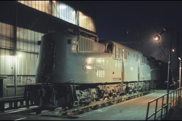 Conrail 4889 in Morrisville PA on 12/15/78