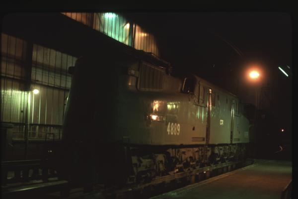 Conrail 4889 in Morrisville PA on 12/15/78