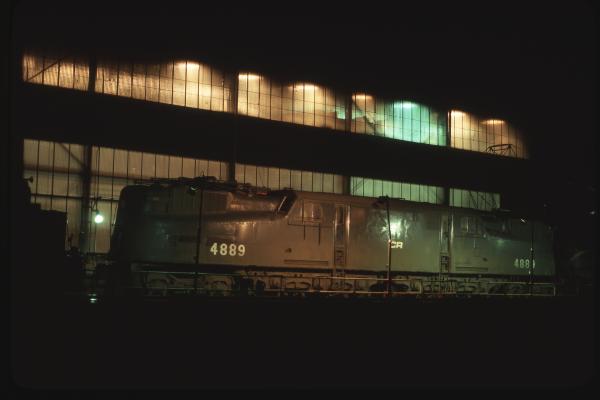 Conrail 4889 in Morrisville PA on 12/15/78