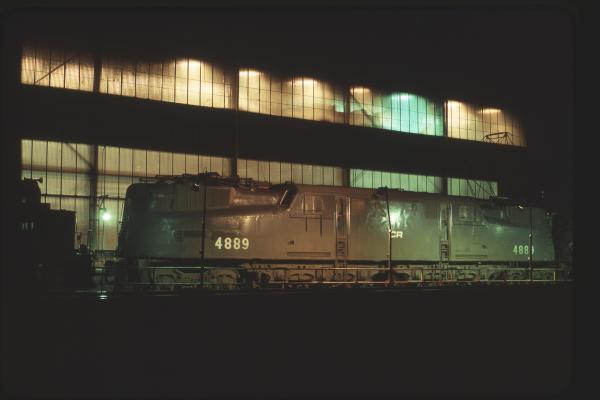 Conrail 4889 in Morrisville PA on 12/15/78