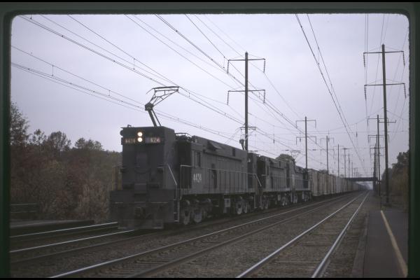 Conrail 4424 in Princeton Junction on 10/30/76