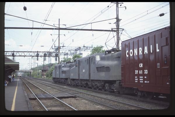 Conrail 4841 in Princeton Junction on 6/12/77