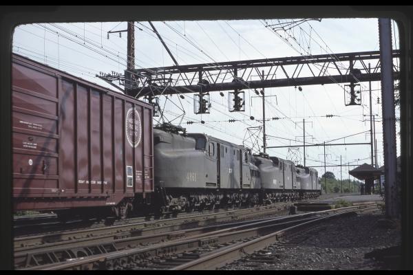 Conrail 4861 in Princeton Junction on 6/12/77
