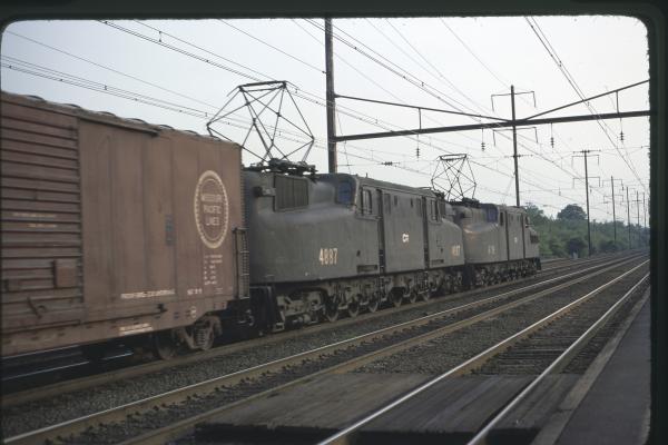 Conrail 4887 in Princeton Junction on 6/18/77
