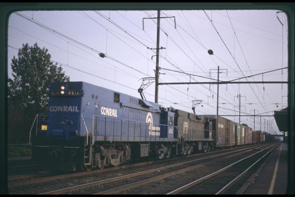 Conrail 4414 in Princeton Junction on 7/10/77