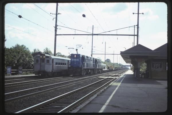 Conrail 4409 in Princeton Junction on 10/7/78