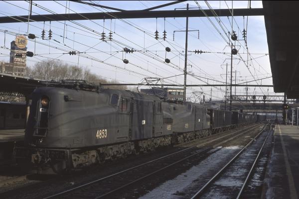 Conrail 4853 in Trenton NJ on 2/9/77