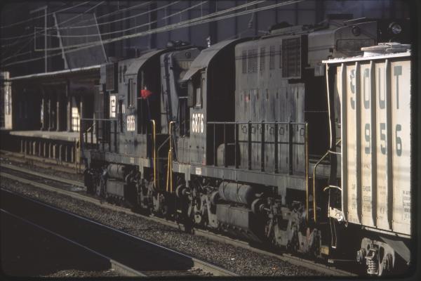 Conrail 6876 in Trenton NJ on 2/18/77