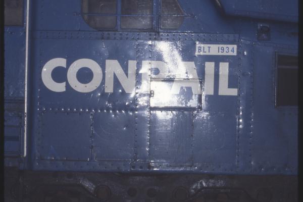 Conrail 4800 in Trenton NJ on 2/15/78