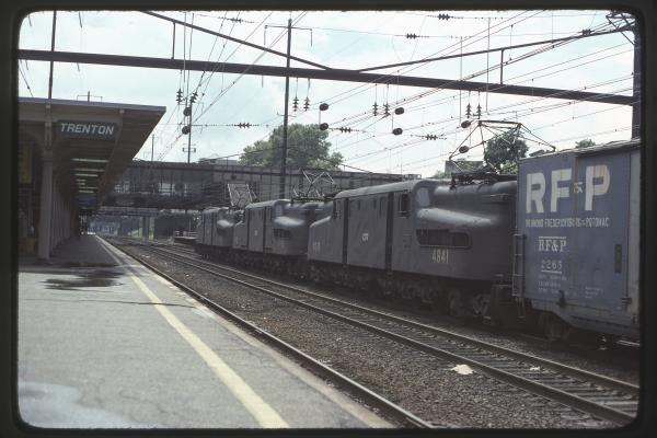 Conrail 4841 in Trenton NJ on 8/6/78