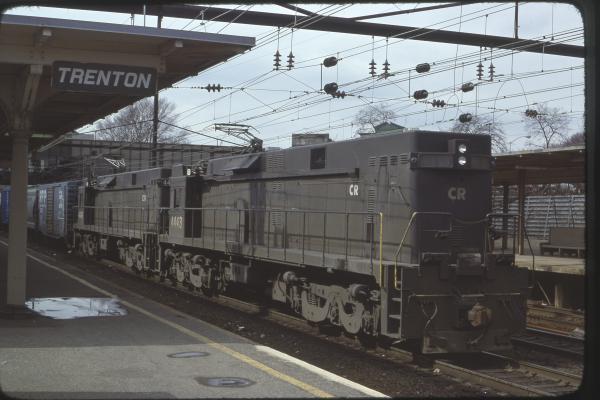 Conrail 4443 in Trenton NJ on 3/26/79