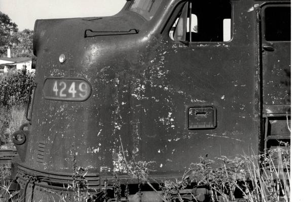 Photograph of E8 4249 at South Amboy NJ. 7/15/77