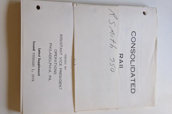 Conrail Freight Schedules, 1978-02-01