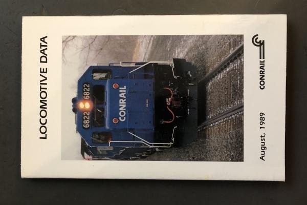 Conrail Locomotive Data, 1989-08
