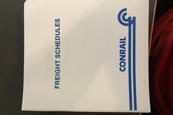 Conrail Freight Schedules, 1995-01