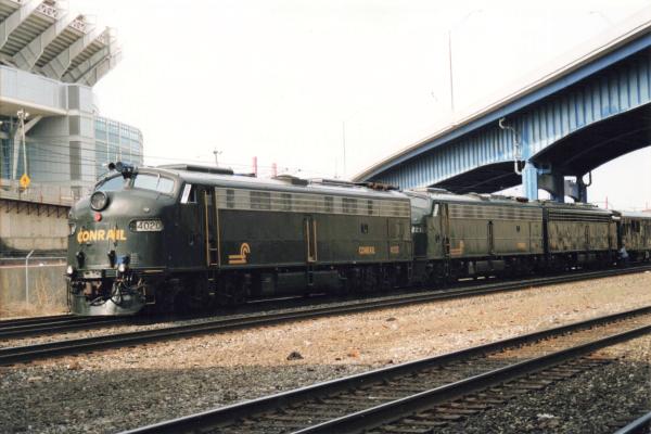 Conrail 4020 at Cleveland Football Stadium
