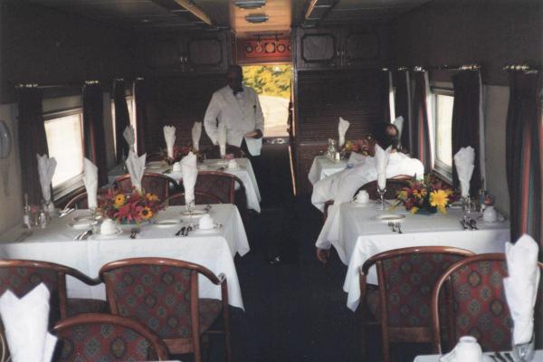 Conrail Theater Car 9 - Dining Area