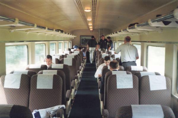 Conrail Coach 29 - Interior
