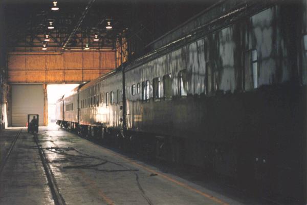Conrail OCS train in Special Equipment Shop - Miscellaneous Shop 2 - Juniata, PA