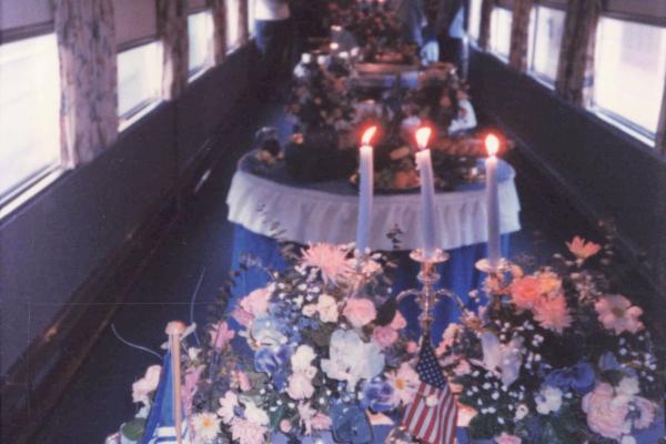 Conrail Dining Car 12 - Dining Room - Buffet Dinner