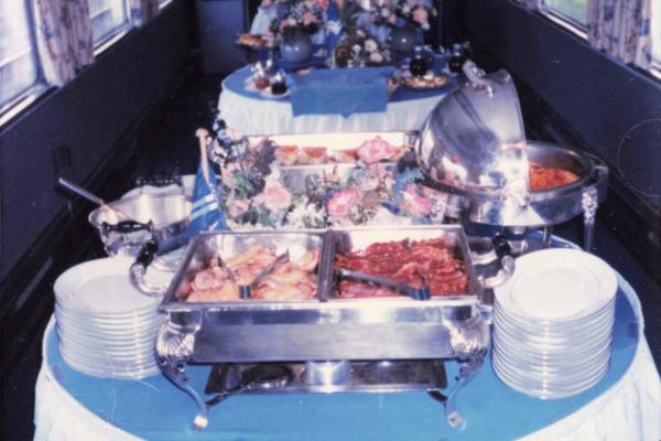 Conrail Dining Car 12 - Dining Room - Buffet Dinner