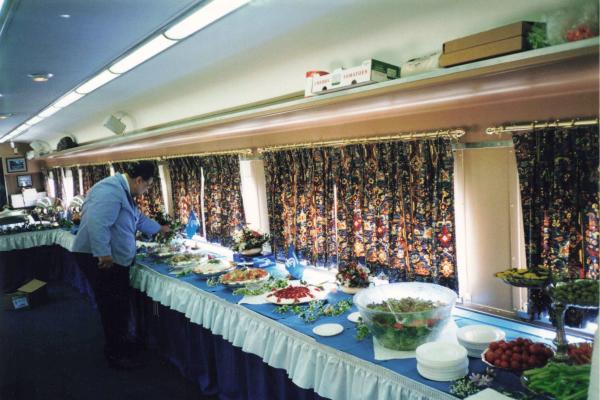 Conrail Dining Car 12 - Dining Room - Buffet Luncheon