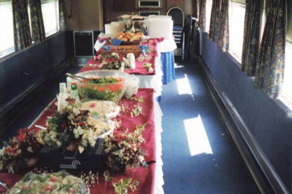 Conrail Dining Car 12 - Dining Room - Buffet Luncheon