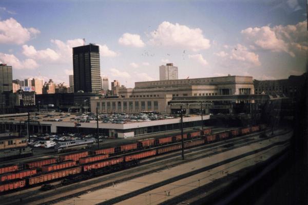 Amtrak 30th Street Yard and Station, taken from OCS train on High Line