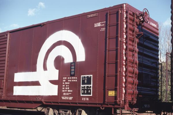 Conrail 937B boxcar 219164 with big wheel lettering