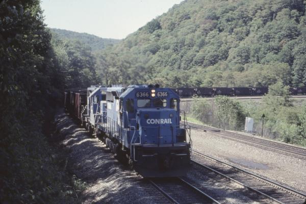 SD40-2 6366 at Horseshoe Curve