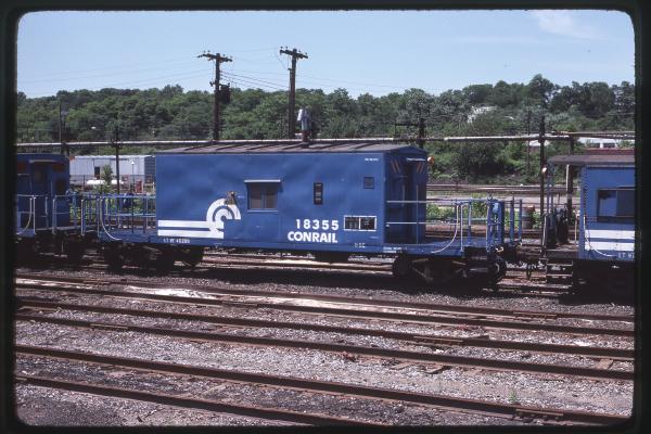 N9E Caboose 18355 in Rutherford, PA