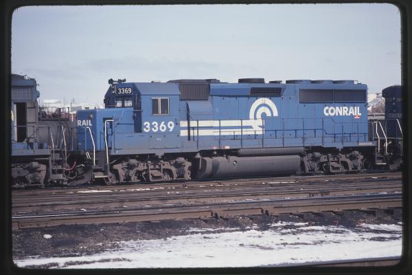 GP40-2 3369 in Rutherford, PA