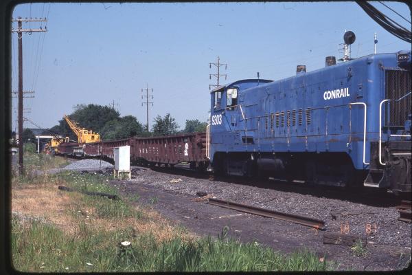 SW1200M 9303 with MoW Train in Annville, PA