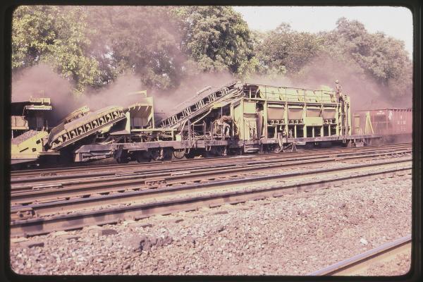 Speno Rail Train in Rutherford, PA