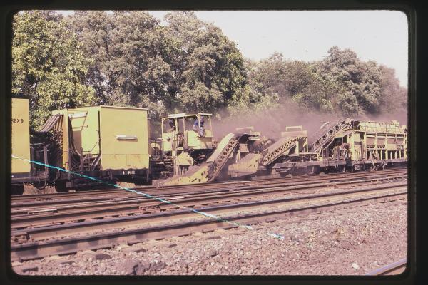 Speno Rail Train in Rutherford, PA