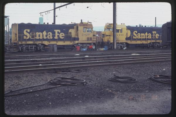 ATSF CF7s 2429 and 2444 in Enola, PA
