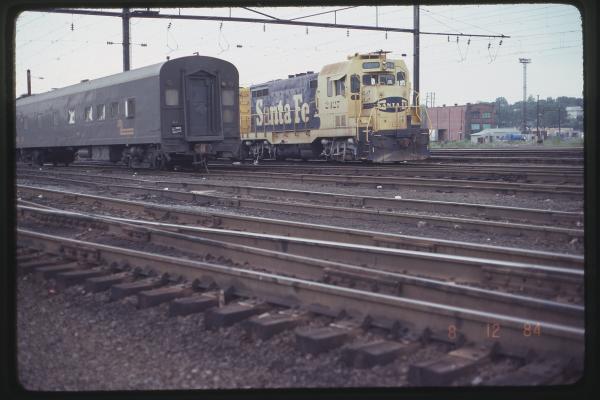 ATSF CF7 2427 and OCS car 20 in Enola, PA