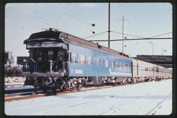 Conrail Business Car 3 on Amtrak Train 40 in Harrisburg, PA