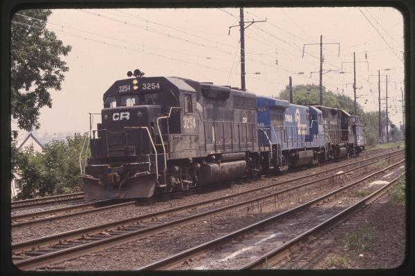 GP40 3254 and U33B 2926 in Enola, PA
